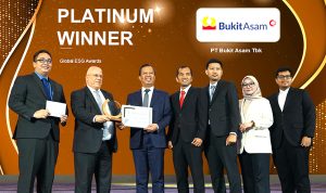Bukit Asam (PTBA) Bawa Pulang Empat Penghargaan dari Global ESG Awards