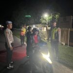 Polsek Penukal Utara Gelar Razia Terpadu Cegah Pekat dan Gangguan Kamtibmas