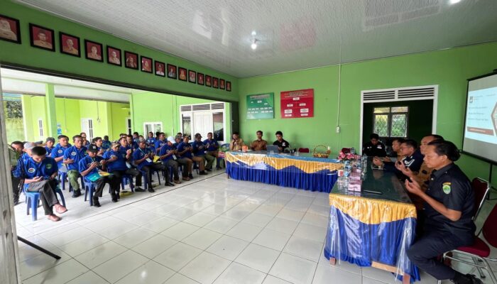 Polres PALI Gelar Sosialisasi Bahaya Narkoba di Desa Air Itam Timur