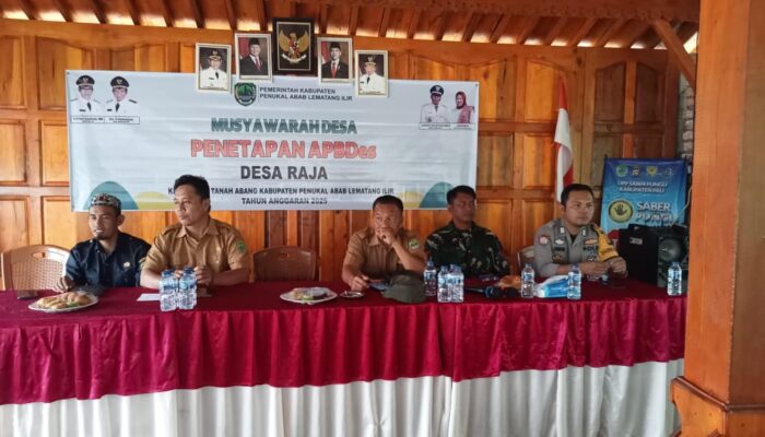 Desa Raja Gelar Musdes APBDes 2025, Polri Dorong Transparansi dan Keamanan