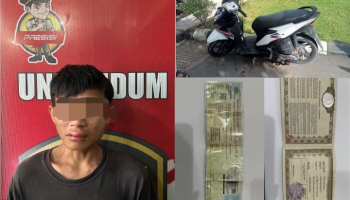 Polisi Tangkap Terduga Perampas Motor Kurang dari 24 Jam