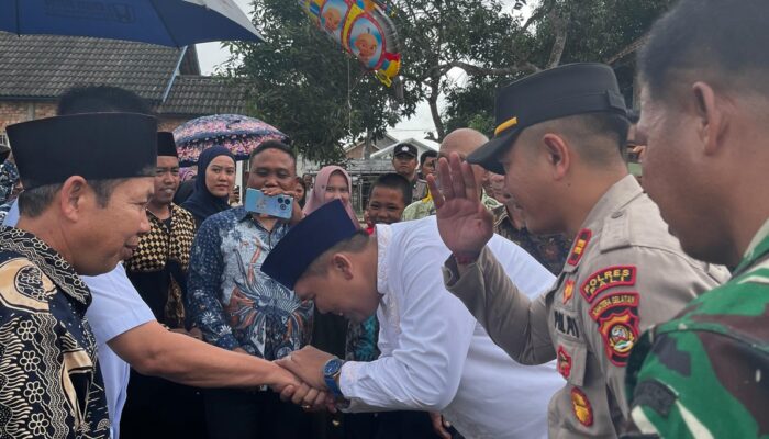 Kunjungan Gubernur Terpilih Herman Deru di Desa Lubuk Tampui Berlangsung Lancar