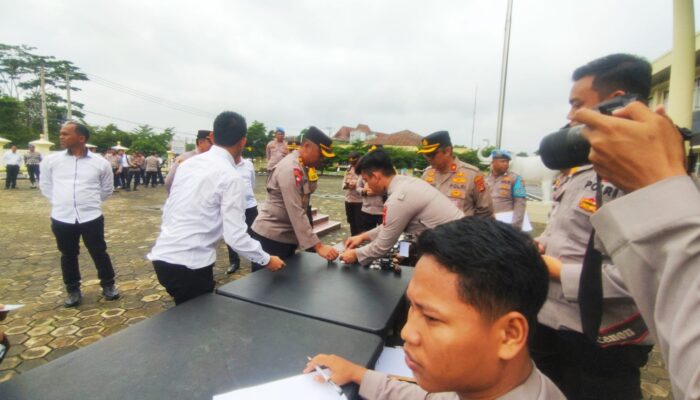 Polres Pali Gelar Pemeriksaan Senpi