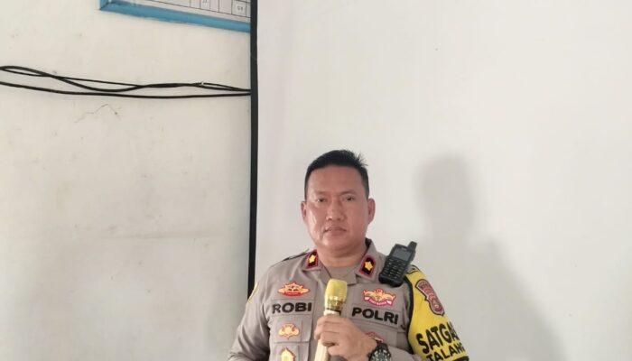 Kapolsek Talang Ubi Hadiri Konsultasi Publik AMDAL PT. Aburahmi di Desa Panta Dewa