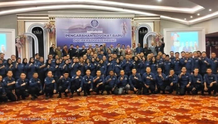DPC PERADI Palembang Beri Arahan kepada 117 Advokat Baru: Mengukuhkan Integritas dan Profesionalisme