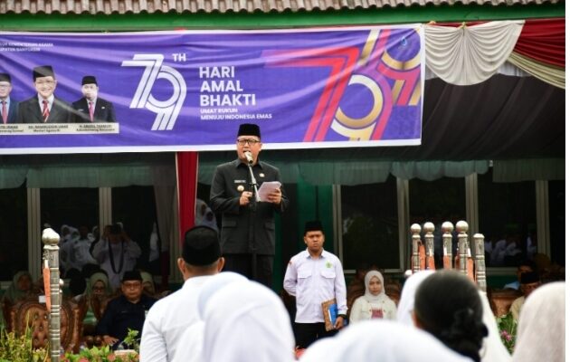 Muhammad Farid Pimpin Upacara Peringatan Hari Amal Bhakti Ke-79 Kementerian Agama RI Tahun 2025
