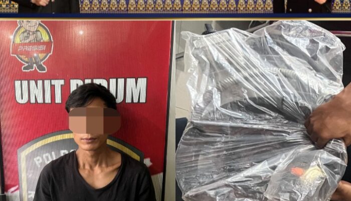Kuras Isi Rumah Orang, Is Akhirnya Diringkus Tim Opsnal Beruang Hitam Pidum Polres PALI