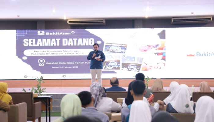 Bukit Asam Gelar Sosialisasi Bidiksiba untuk Siswa-siswi dari Keluarga Prasejahtera