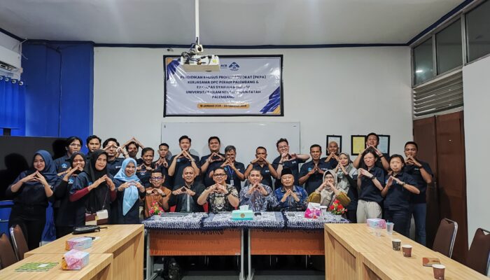 Cetak Advokat Berintegritas di Era Modern, DPC Peradi Palembang dan UIN Raden Fatah Gelar PKPA Angkatan I 2025