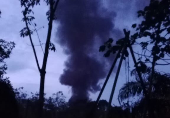 Sumur Minyak Ilegal di HGU PT Hindoli Terbakar, Diduga Milik Oknum Aparat