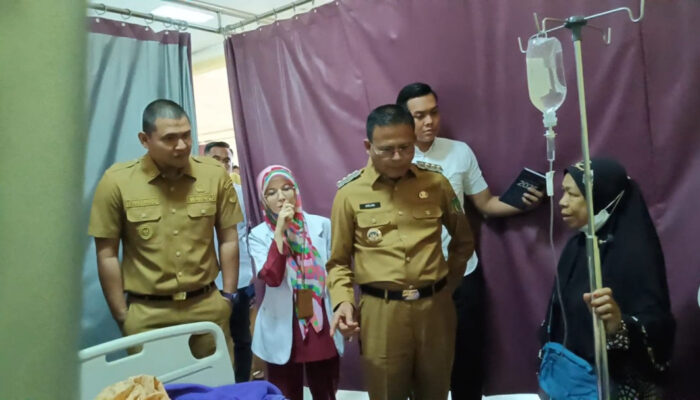 Tingkatkan Pelayanan Kesehatan, Wali Kota Prabumulih Sidak RSUD
