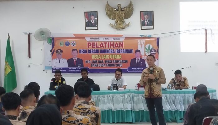 Buka Langsung Pelatihan Desa Bersinar, Ini Himbauan Plt Camat Lais Zukar kepada Masyarakat
