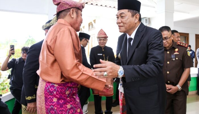 Bupati Muba H M Toha Hadiri Paripurna HUT Kabupaten Banyuasin ke-23 Tahun