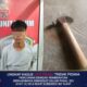 Berakhir di Tangan Beruang Hitam,  Satreskrim Polres Pali Ciduk Pelaku Curat yang Bobol Rumah Lewat Atap