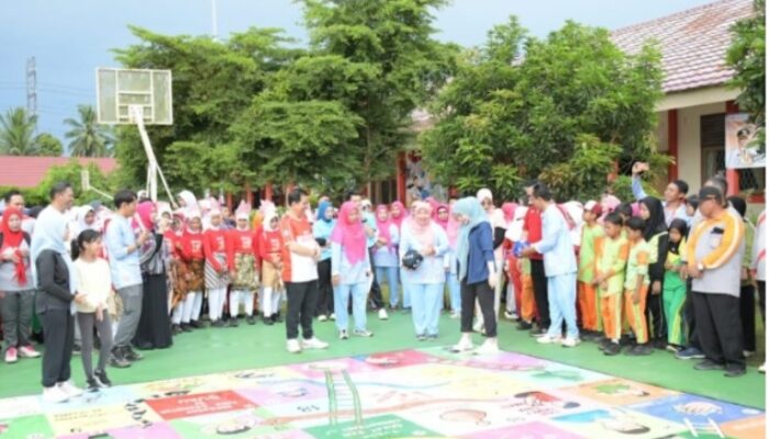 Senam Pagi Bersama Sekaligus Sosialisasi Program Inovasi Sangpurba