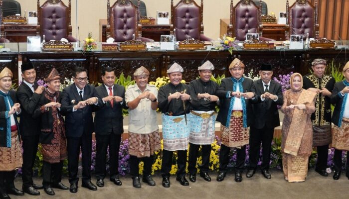 Hadir di Hari Jadi Provinsi Sumsel, Bupati H M Toha Siap Bersinergi Wujudkan Sumsel Maju Terus untuk Semua
