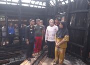 Wakil Bupati Banyuasin,Netta Indian Kunjungi Korban Kebakaran di Suka Pindah.
