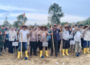 Dorong Ketahanan Pangan, Polsek Rambang Lubai Tanam Jagung Di Lahan Desa Pagar Gunung Seluas 2 Hektar