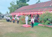 Pemdes Air Senggeris Gelar Upacara HUT RI ke-80, Kepala Desa Jadi Inspektur Upacara