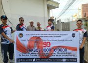 Rutan Kelas I Palembang Turut Serta Salurkan Sembako Door to Door Sambut HUT ke-80 Kemerdekaan RI