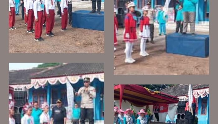Lomba Gerak Jalan Tingkat Pelajar dan Umum Dilepas Langsung oleh Camat Teluk Gelam