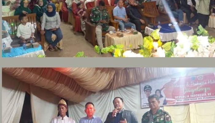 Malam Puncak HUT RI ke-80 di Desa Lebo Rarak, Kecamatan Pedamaran, Disambut Antusias Warga