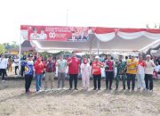Sambut HUT ke-80 RI, Pemkab Banyuasin dan KONI Banyuasin Gelar Turnamen Bola Voli