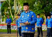 Sekda Banyuasin Pimpin Apel Gabungan Bulan Juli, Tekankan ASN Displin dan Tingkatkan Kualitas Pelayanan
