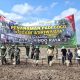 Terus Perkuat Ketahanan Pangan RI, Pemkab Banyuasin Bersama Pangdam II/Sriwijaya Tanam Padi Gogo