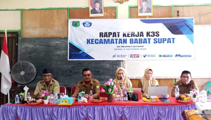 Gelar Rapat di SD Negeri 1 Letang, Ini yang Dibahas KKKS Babat Supat