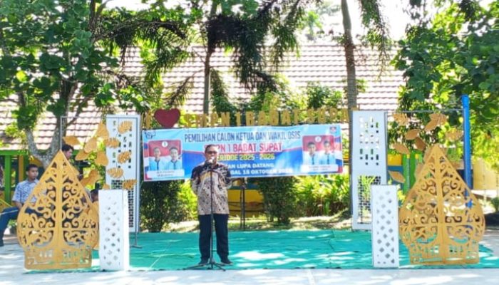 Pemilihan Ketua dan Wakil OSIS SMP Negeri 1 Babat Supat Berlangsung Meriah, Ini Kata Kepala Sekolah Hamdan