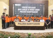 Operasi Sikat II Musi 2025, Polres Banyuasin Ungkap 52 Kasus Kejahatan dalam 15 Hari