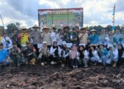 Sinergi TNI–Polri dan Pemerintah Daerah, Tanam Padi Serentak di Betung Barat Dorong Ketahanan Pangan PALI