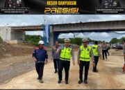 Cek Jalur Operasi Lilin 2025, Dirlantas Polda Sumsel dan Kasat Lantas Banyuasin Tinjau Ruas Musi 5–Musi Landas