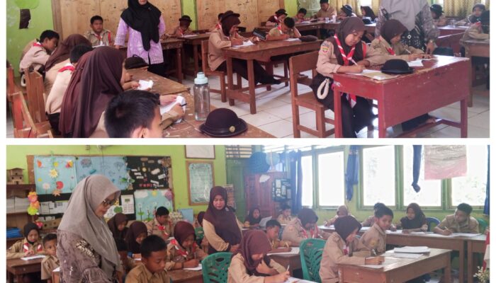 Siswa SDN 3 Tanjung Kerang Mengikuti Ujian SAS, Ini yang Disampaikan Kepala Sekolah Maryam