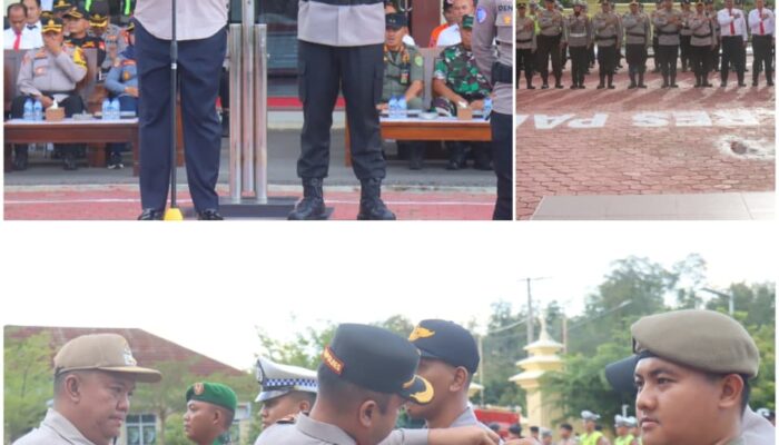 Polres PALI Siagakan Personel Gabungan, Operasi Lilin Musi 2025 Resmi Dimulai