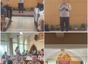 Wakili Kapolres PALI, Kapolsek Talang Ubi Hadiri Perayaan Natal di Gereja Oikumene Pendopo