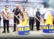 Bea Cukai Musnahkan Barang Ilegal Senilai Rp45,8 Miliar di Sumsel, Selamatkan Potensi Kerugian Negara Rp. 8 Miliar