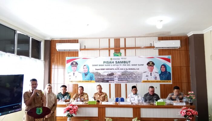 Pisah Sambut Camat dan Ketua TP-PKK Babat Supat Berlangsung Khidmat