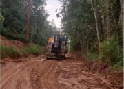 Jalan Digarap Alat Berat Malah Berlumpur, Warganet Menyindir: Harusnya Dikasih Batu Koral