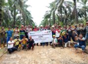 Warga Desa Gajah Muda Ucapkan Terima Kasih kepada Camat Babat Supat dan HK SIS