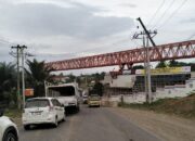 Jalan Nasional Palembang–Betung KM 71 Ditutup Sementara, Ini Skema Rekayasa Lalu Lintasnya