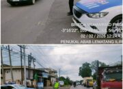 Sat Lantas Polres PALI Intensifkan Patroli Siang Tekan Kejahatan 3C di Talang Ubi