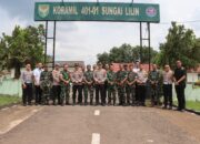 Kapolres Muba Kunjungi Koramil Sungai Lilin, Perkuat Sinergitas TNI–Polri