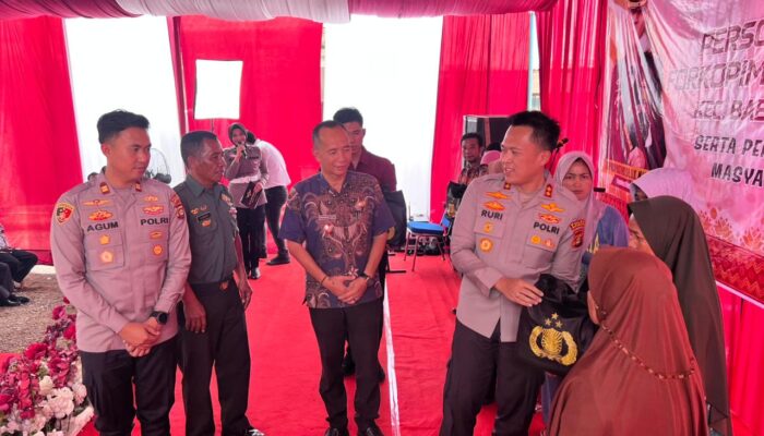 Camat Babat Supat Musmulyadi Hadiri Kunker Kapolres Muba di Polsek Babat Supat, Ini Kata Dia