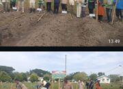 Polsek Penukal Utara Dukung Ketahanan Pangan, Tanam Jagung 2 Hektar di Lahan PT Laras Karya Kahuripan