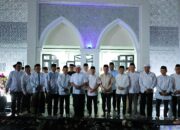 Di Masjid Raudhatul ‘Ulum Kodam II Sriwijaya, Ratu Dewa Hadiri Pengajian Ramadhan Tingkat Provinsi