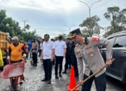 Program BELIDA Polda Sumsel Serentak: Jalan Mudik dari Palembang hingga Muratara Dibenahi