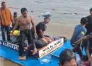 Speed Boat “Haras Group” Pecah Dihantam Ombak, Satu Penumpang Tewas di Perairan Muara Telang