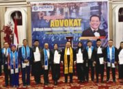 PERADI Angkat 181 Advokat Baru di Palembang, Otto Hasibuan Tekankan Integritas